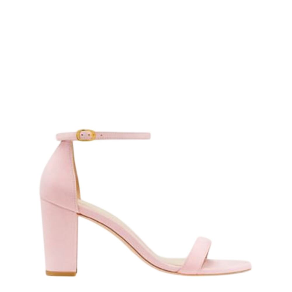 Stuart Weitzman Elegant Cotton Candy Nearlynude Strap Sandal Size 10